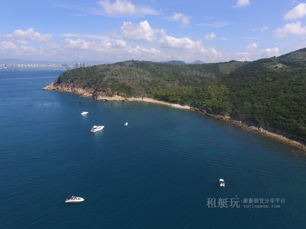 三亞旅游游艇租賃，三亞港至三亞角航線