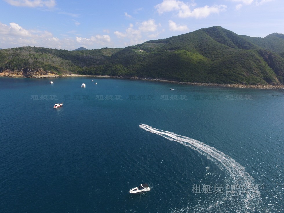 三亞旅游游艇租賃，三亞港至三亞角航線